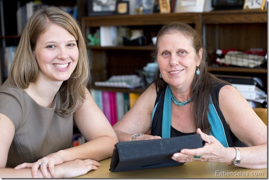 Research by Megan Gilligan, from left, a Purdue doctoral student, and Jill Suitor, a professor of sociology, found that older mothers are more likely to be stressed when they receive help from an adult child who is not their preferred caretaker. (Purdue University photo/Andrew Hancock)